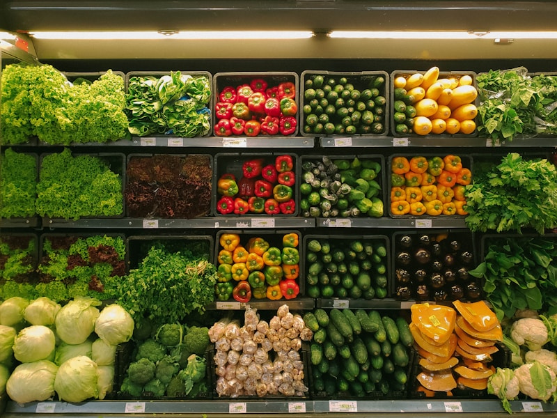 Produits frais en rayon